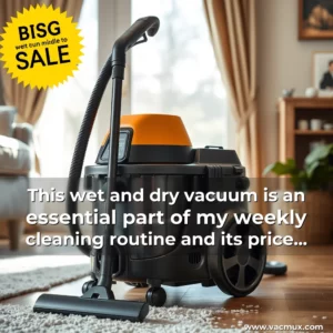 Artistic representation for This wet and dry vacuum is an essential part of my weekly cleaning routine and its price just fell 42 in Amazon Big Spring Sale