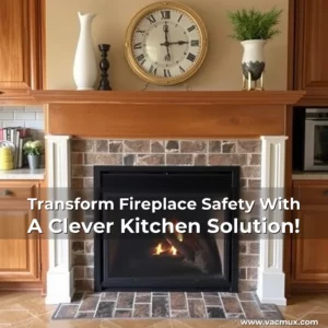 Artistic representation for Transform Fireplace Safety With A Clever Kitchen Solution!
