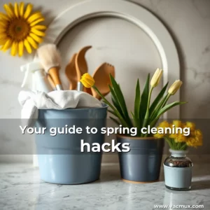 Artistic representation for Your guide to spring cleaning hacks