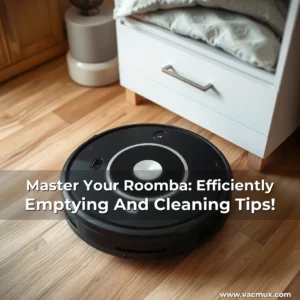 Artistic representation for Master Your Roomba: Efficiently Emptying And Cleaning Tips!