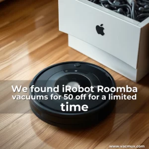 Artistic representation for We found iRobot Roomba vacuums for 50 off for a limited time