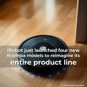 Artistic representation for iRobot just launched four new Roomba models to reimagine its entire product line