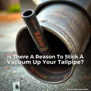 Artistic representation for Is There A Reason To Stick A Vacuum Up Your Tailpipe?