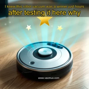 Artistic representation for I knew this robot vacuum was a winner just hours after testing it here why