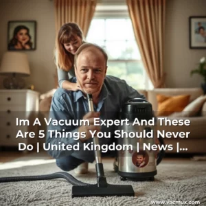 Artistic representation for Im A Vacuum Expert And These Are 5 Things You Should Never Do | United Kingdom | News | 2024-06-02 1.