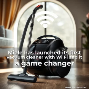 Artistic representation for Miele has launched its first vacuum cleaner with Wi Fi and it a game changer