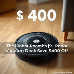 Artistic representation for The iRobot Roomba j9+ Robot Vacuum Deal: Save $400 Off