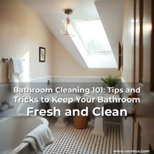 Artistic representation for Bathroom Cleaning 101: Tips and Tricks to Keep Your Bathroom Fresh and Clean