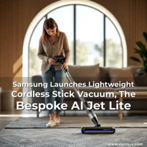 Artistic representation for Samsung Launches Lightweight Cordless Stick Vacuum, The Bespoke AI Jet Lite