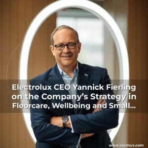 Artistic representation for Electrolux CEO Yannick Fierling on the Company’s Strategy in Floorcare, Wellbeing and Small Appliances