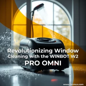 Artistic representation for Revolutionizing Window Cleaning with the WINBOT W2 PRO OMNI