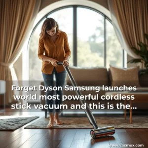 Artistic representation for Forget Dyson Samsung launches world most powerful cordless stick vacuum and this is the coolest feature