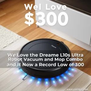 Artistic representation for We Love the Dreame L10s Ultra Robot Vacuum and Mop Combo and It Now a Record Low of 300