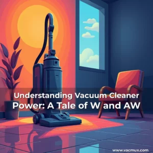 Artistic representation for Understanding Vacuum Cleaner Power: A Tale of W and AW