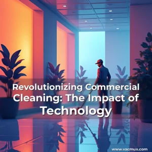 Artistic representation for Revolutionizing Commercial Cleaning: The Impact of Technology