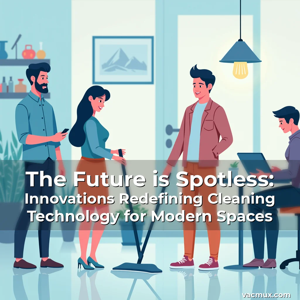 Artistic representation for The Future is Spotless: Innovations Redefining Cleaning Technology for Modern Spaces