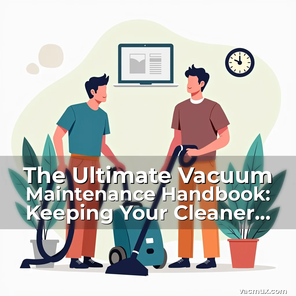 Artistic representation for The Ultimate Vacuum Maintenance Handbook: Keeping Your Cleaner Performing at Its Peak