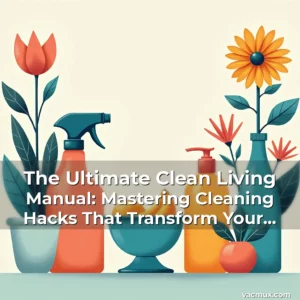 Artistic representation for The Ultimate Clean Living Manual: Mastering Cleaning Hacks That Transform Your Space