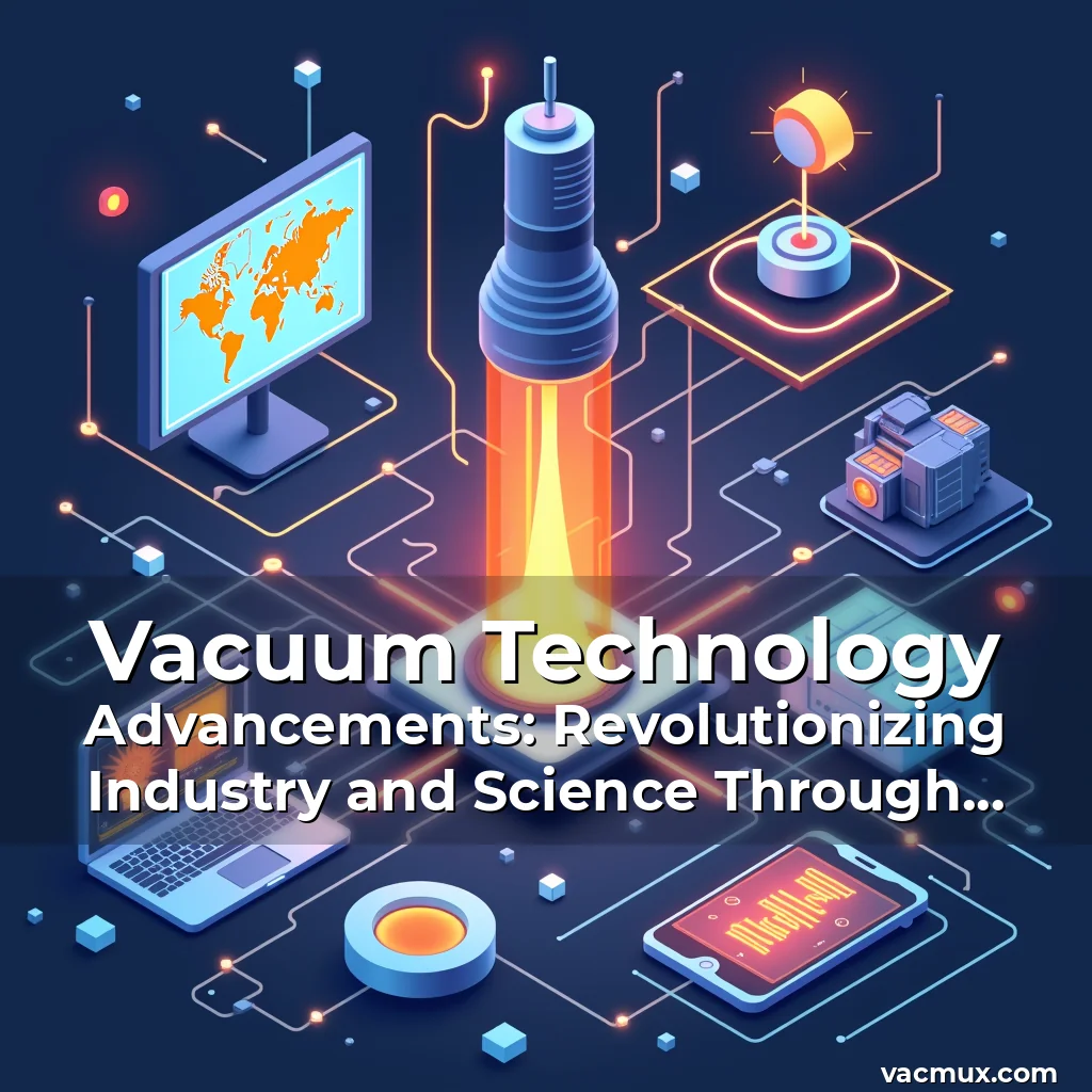 Artistic representation for Vacuum Technology Advancements: Revolutionizing Industry and Science Through Precision Engineering